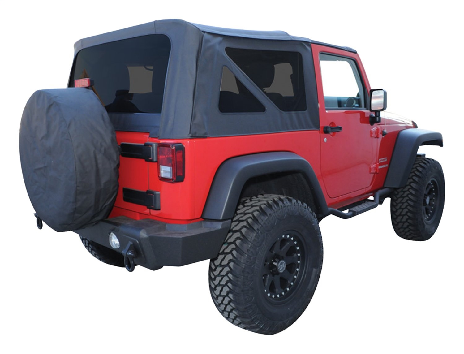 RT Offroad RT10535T Black OEM Soft Top for 07-09 JK Wrangler w/2
